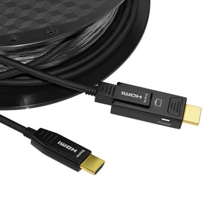 כבל HDMI אופטי עם ראש פריק להשחלה