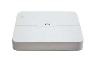 NVR UNIVIEW ל 8 ערוצים כולל POE מובנה דגם NVR-201-08LP