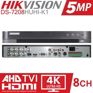 ds-7208huhi-k1 DVR HIKVISION תומך עד 8 מגה