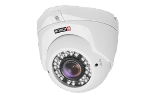 מצלמת כיפה עם עדשה משתנה 2.8-12 ברזולציה AHD 1080 2MP PROVISION דגם DI-390AHDEVF